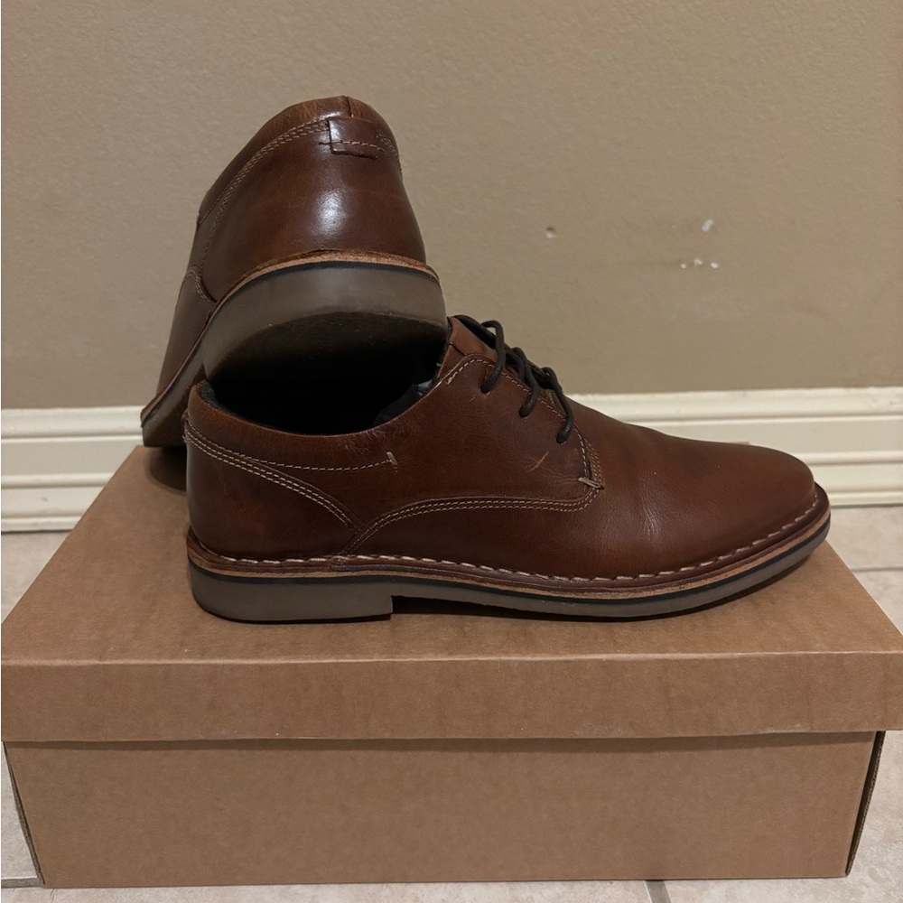 Classic Brown Leather Men's Shoes